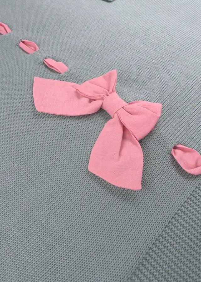 Coperta Neonata Verde FIOCCO FLOWER 191/V by BABY LORD