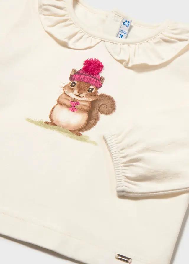 T-shirt Bimba Ecru 2089/20 by MAYORAL