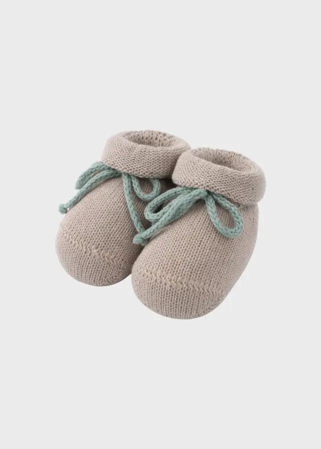 Babbucce Neonato Avorio MARINARETTO 752 by BABY LORD