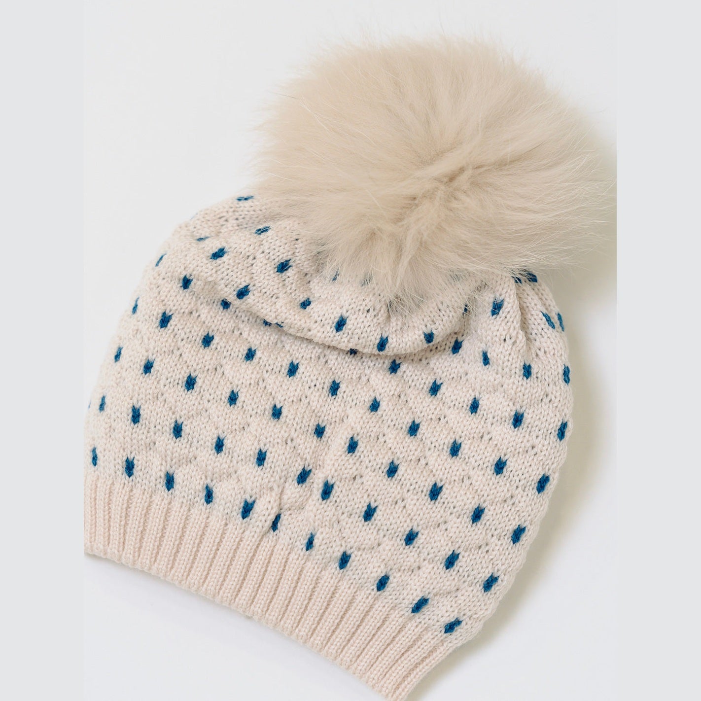 Cuffia Neonato NATURAL IN5071 -  NANU' BABY