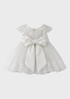 Abito Cerimonia Bimba Bianco FB082 by FLO' SARTORIA ITALIANA