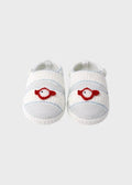 Babbucce Neonato Bianco MARIN/SC by PICCOLA GIUGGIOLA