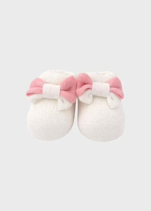 Babbucce Neonata Bianco FIOCCHI/766-B by BABY LORD