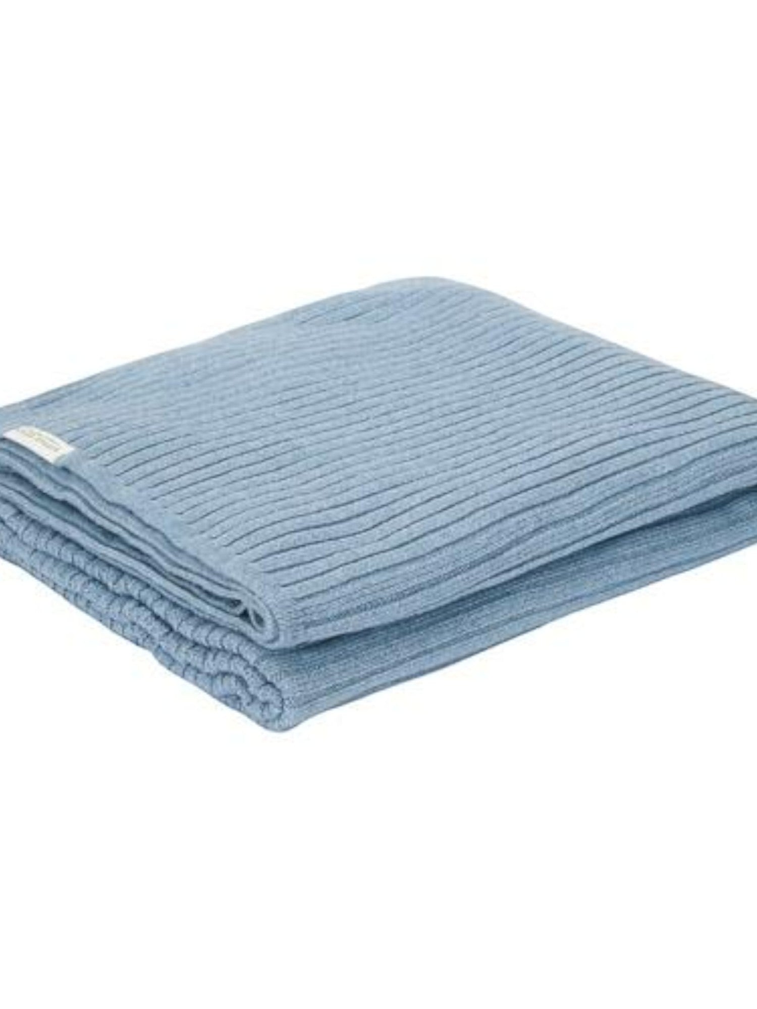 Copertina Culla lavorata a maglia  Blu TE13644035 -  NANU' BABY