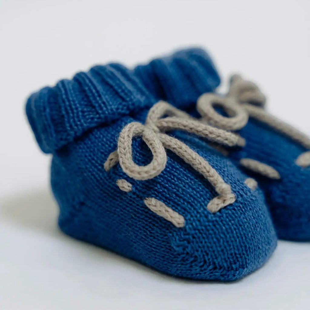 Babbucce Neonato Azzurro TEDDY BEAR/721-A by BABY LORD