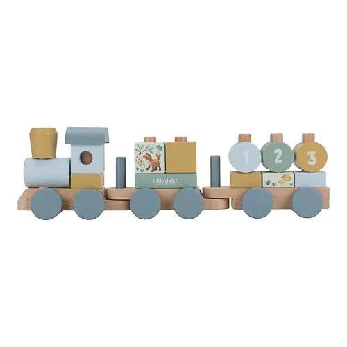 Trenino Multicolore LD7254 by LITTLE DUTCH