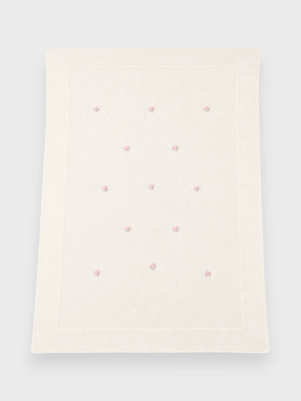 Coperta Neonata Bianco FIORI DI LOTO 104/3031 by BABY LORD