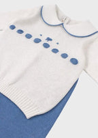 Completo nascita Neonato Bianco NODINI 578 by BABY LORD