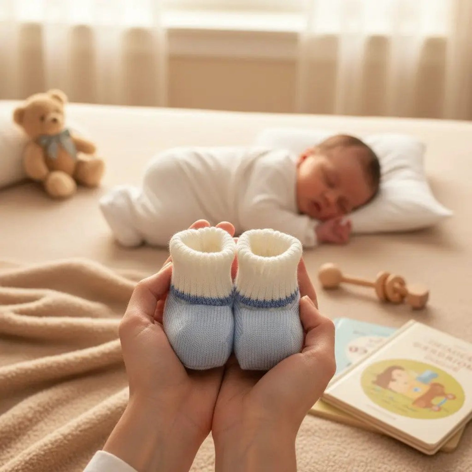 Babbucce Neonato Cielo 7800 by BIMBALO'