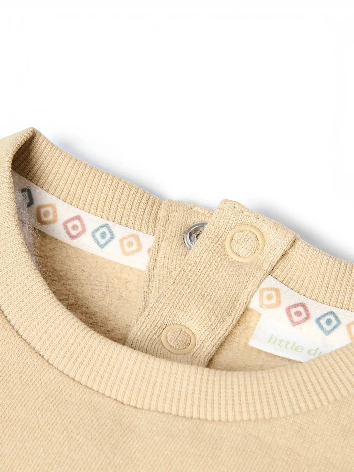 Felpa Bimbo Tortora CL26092118 by LITTLE DUTCH