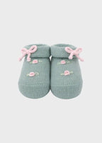 Babbucce Neonata Verde CUORI/759-V by BABY LORD