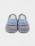 Babbucce Neonato Azzurro RAKESH 14300 by PICCOLA GIUGGIOLA