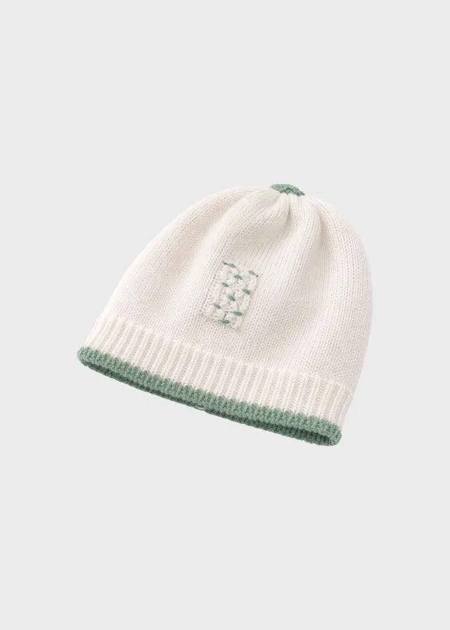Cuffia Neonato Bianco MONDELLO 1409 by PICCOLA GIUGGIOLA