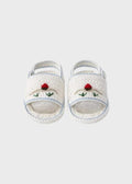 Babbucce Neonato Bianco MARIO/SC by PICCOLA GIUGGIOLA