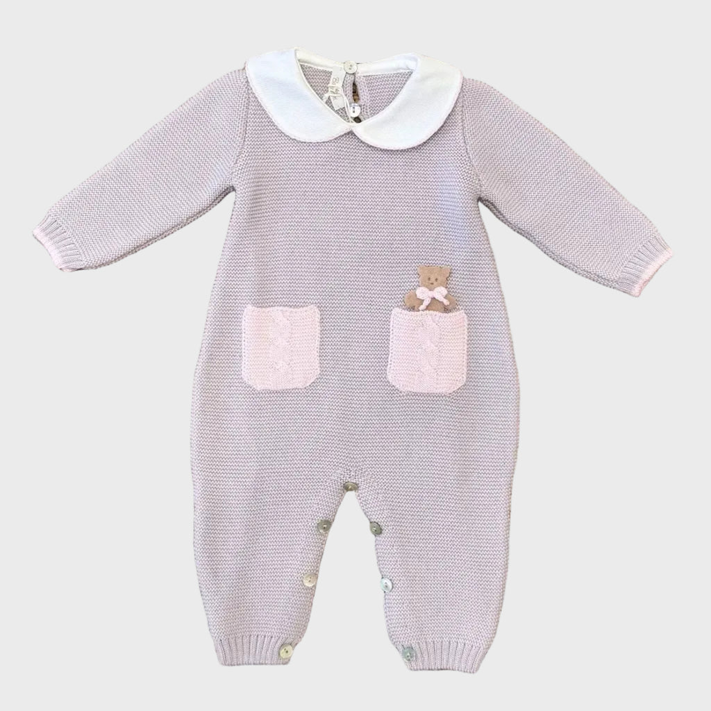 Tutina Neonata Beige ORSETTO 343/R by BABY LORD