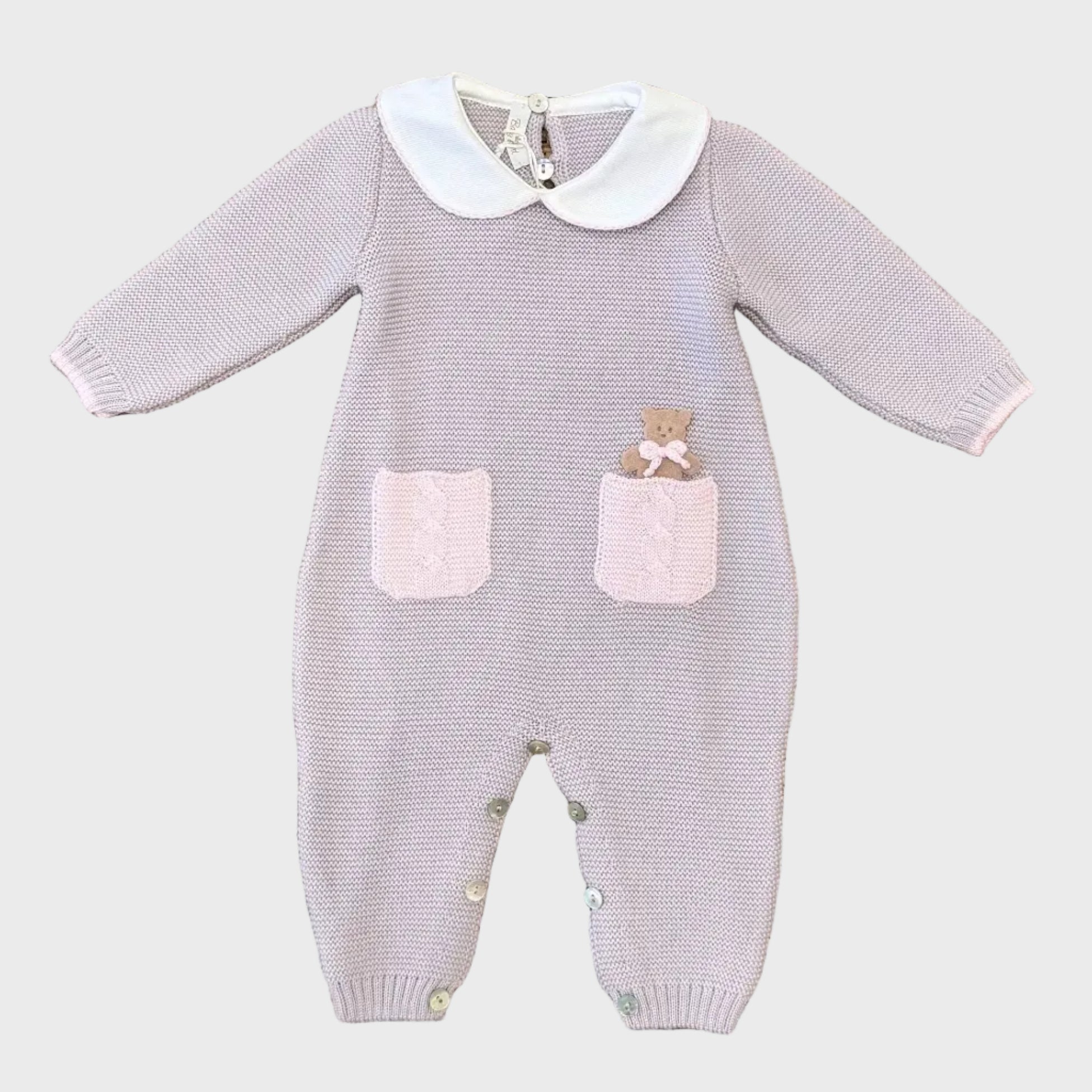 Tutina Neonata Beige ORSETTO 343/R by BABY LORD