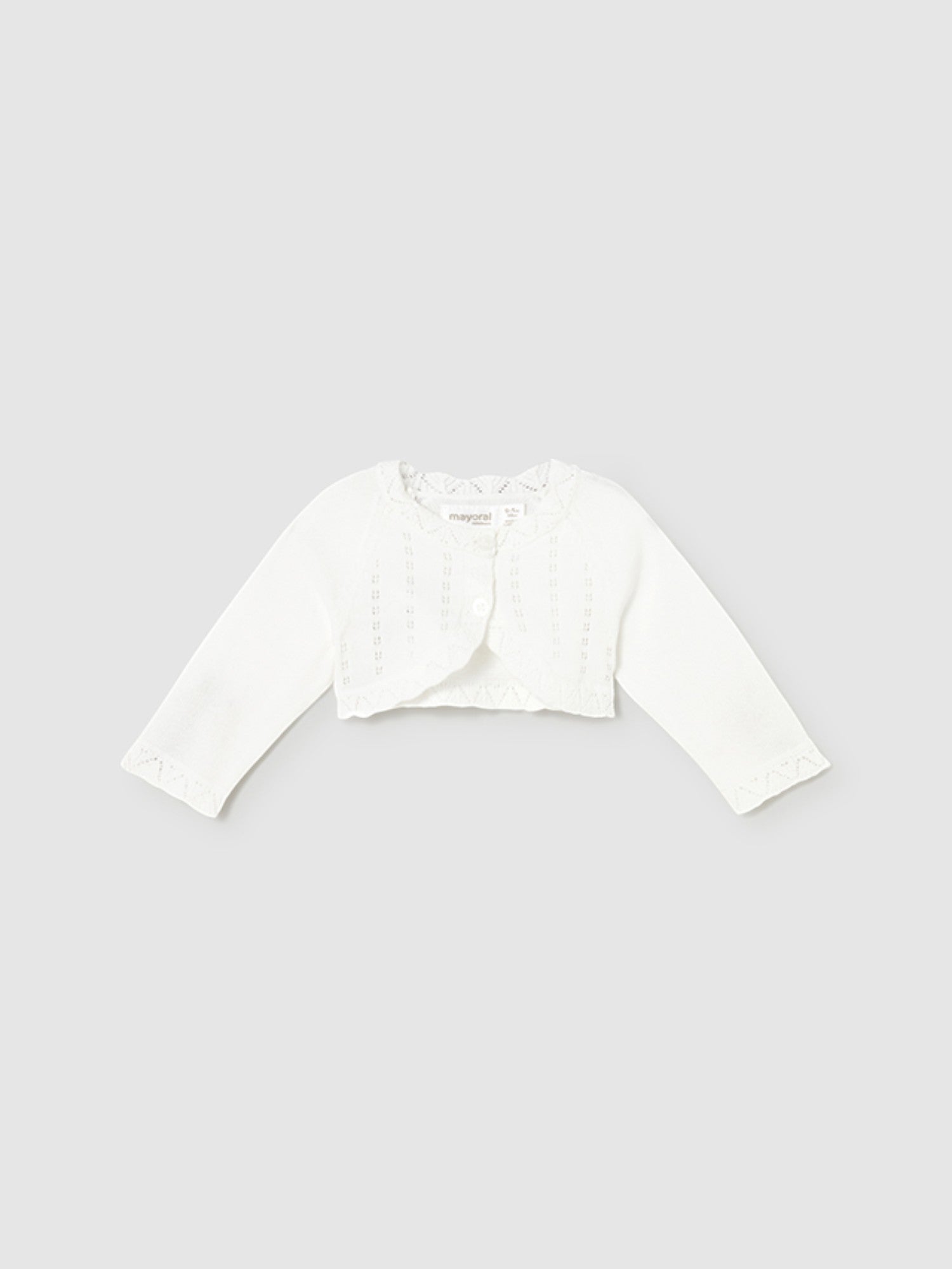 Cardigan Bimba Ecru Corto Mayoral 307/77 - NANÙ BABY -  NANU' BABY