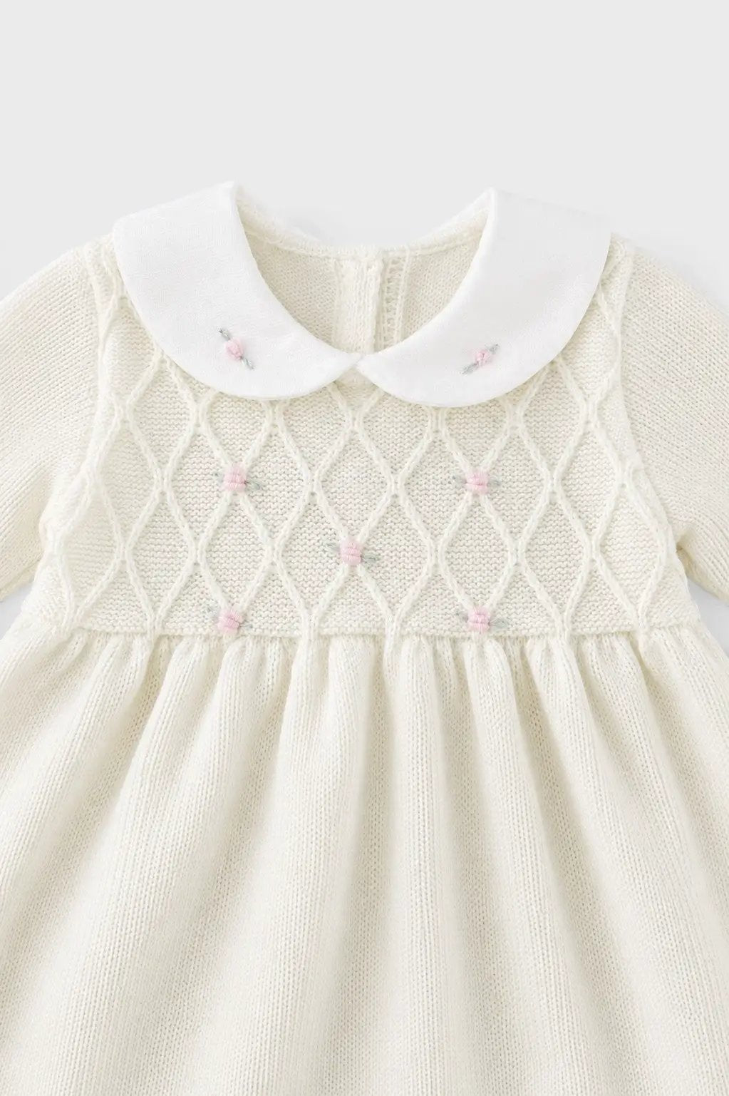 Completo nascita Neonata Bianco ROSELLINE 433/3031 by BABY LORD