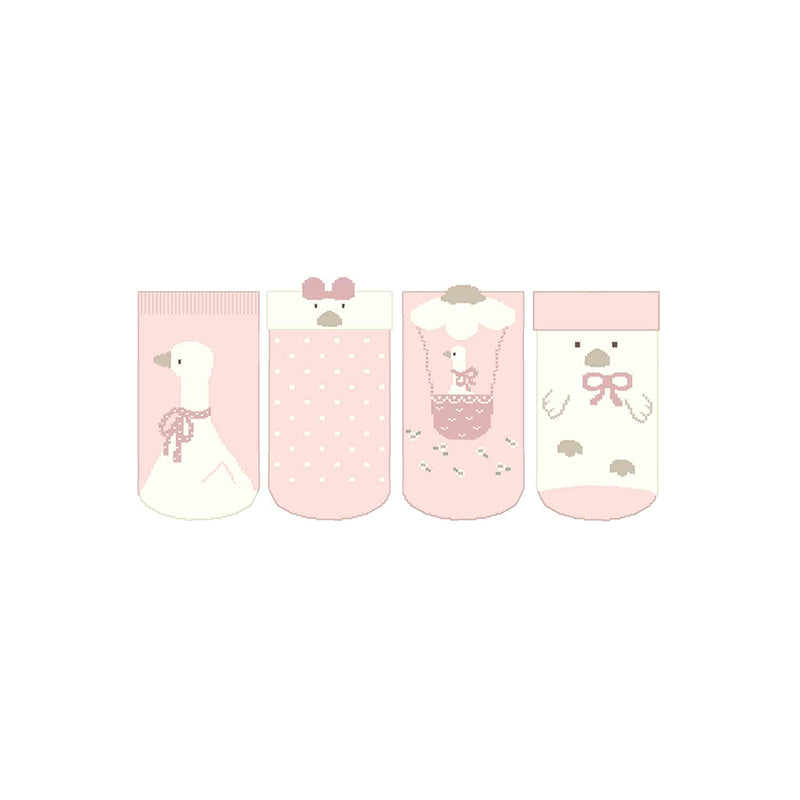 Set 4 calze  ROSA 2G-9762/RB -  NANU' BABY