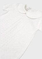 Pagliaccetto Bimbo Bianco TRECCE 351 by BABY LORD