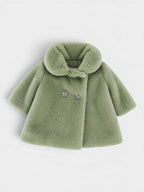 Cappotto Bimba Verde ABRIGOS 3984S/24 by YOEDU