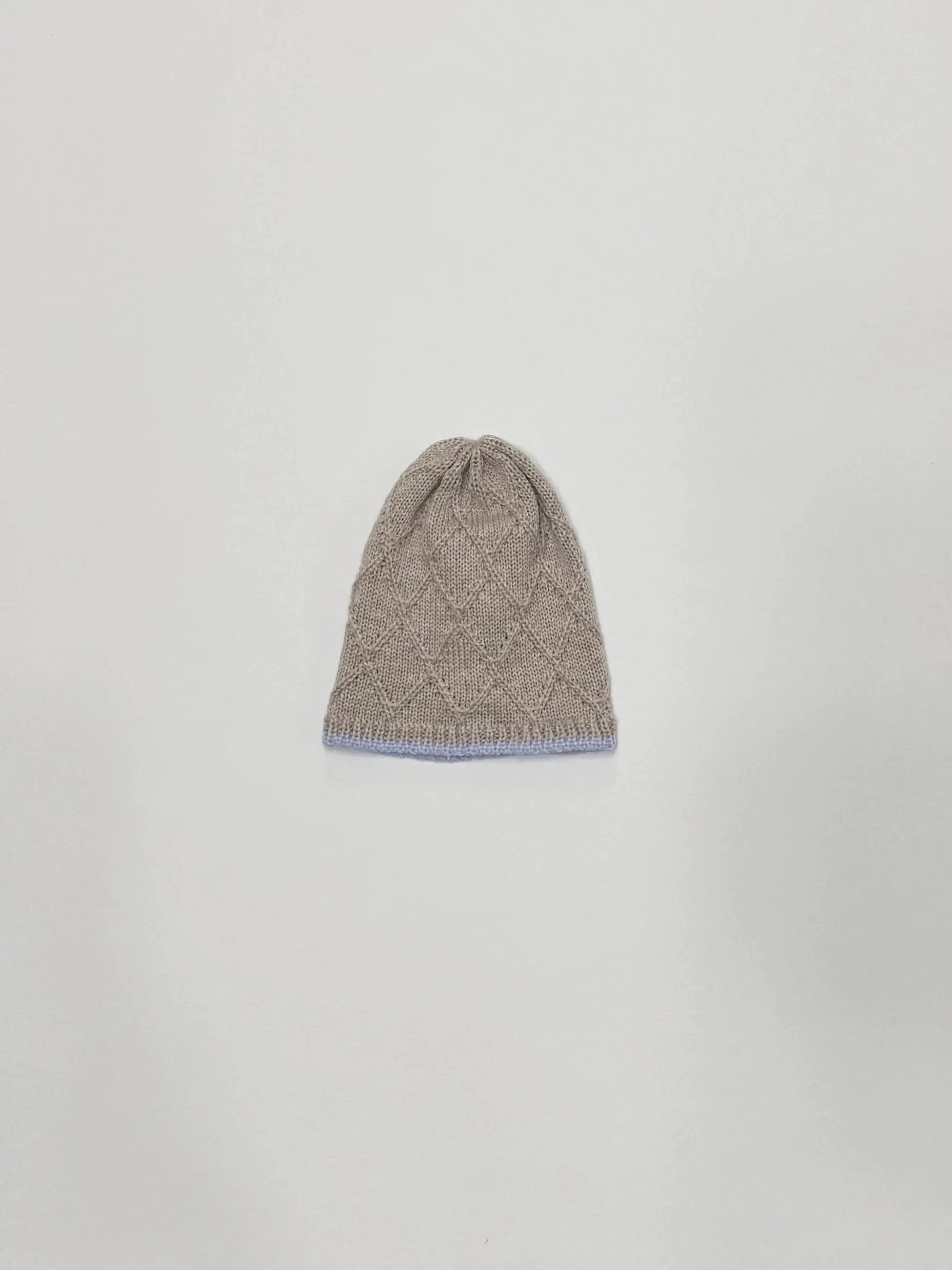 Cuffia Neonato Beige CA79/C by BEBE' DI ALMY
