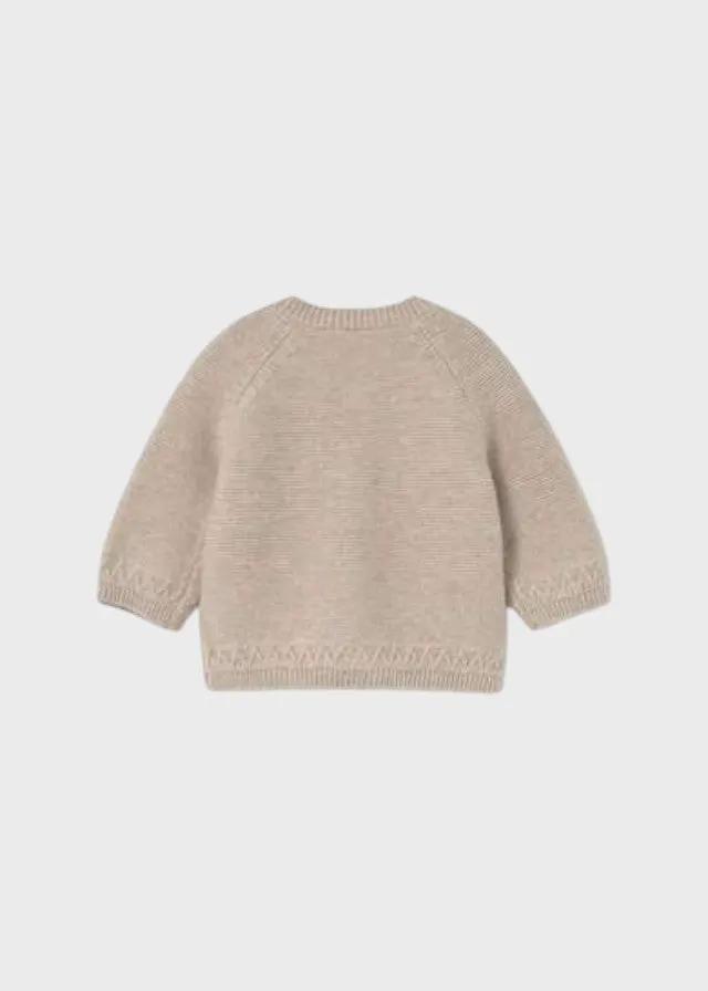 Cardigan Bimbo Beige Tricot Poliammide 2337/49