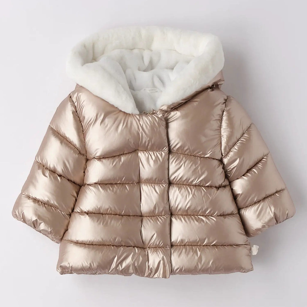 Giubbotto Bimba Beige 3F738/941 by MINIBANDA