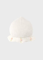 Cuffia Neonata Bianco FEDERICA/CU by PICCOLA GIUGGIOLA