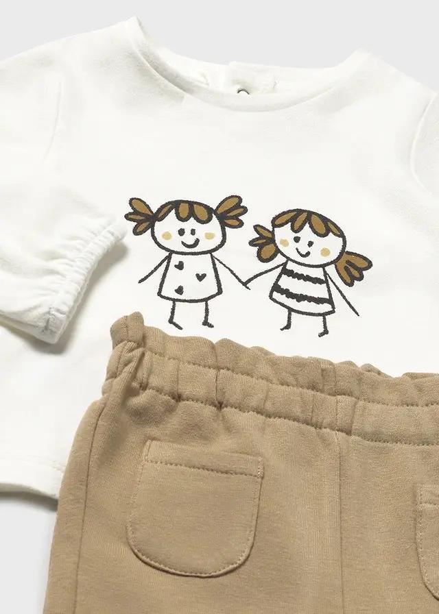 Completo Bimba Beige 2633/54 by MAYORAL