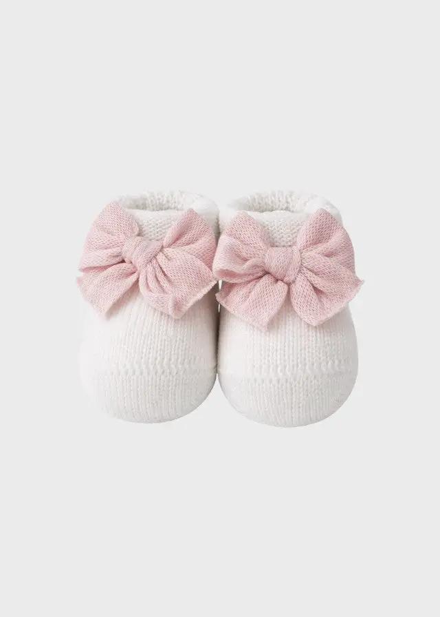 Babbucce Neonata Bianco FIOCCO 758 by BABY LORD