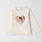 Maglia Bimba Bianco 3F718/112 by MINIBANDA