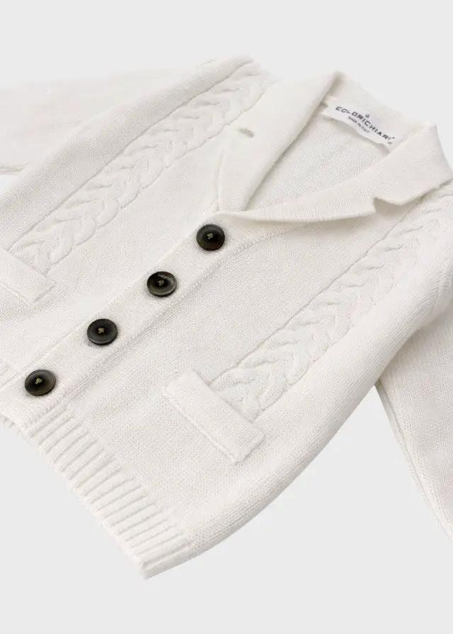 Giacca Bimbo Bianco MN847208/4470A-10 by COLORICHIARI