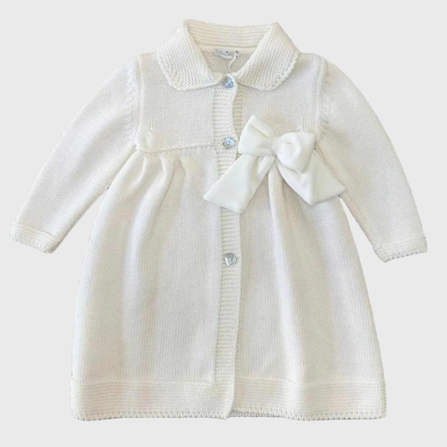 Cappotto Bimba Avorio FIOCCO 814 by BABY LORD