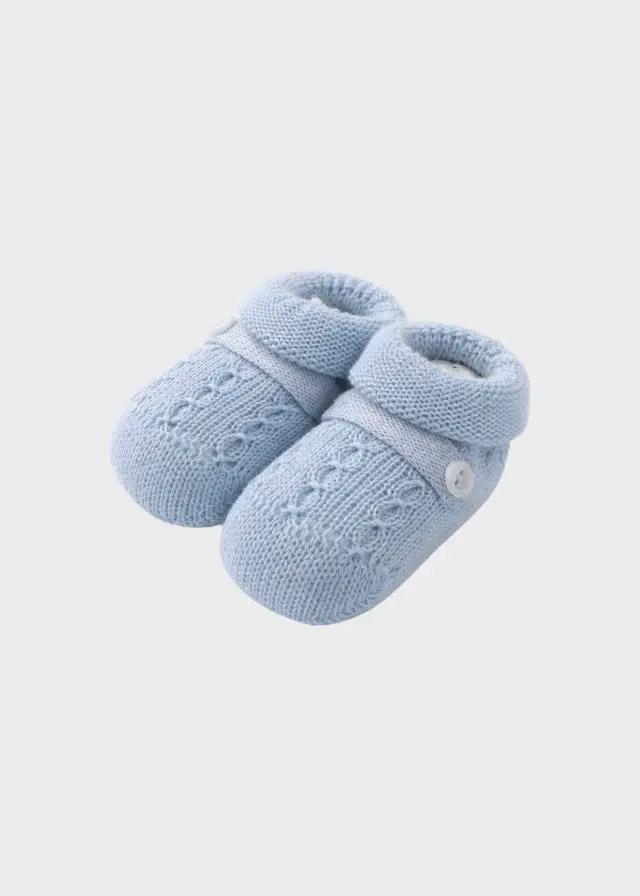 Babbucce Neonato Cielo TRECCE 756/C by BABY LORD