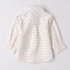 Camicia Bimbo Panna 3F601/6BRV by MINIBANDA
