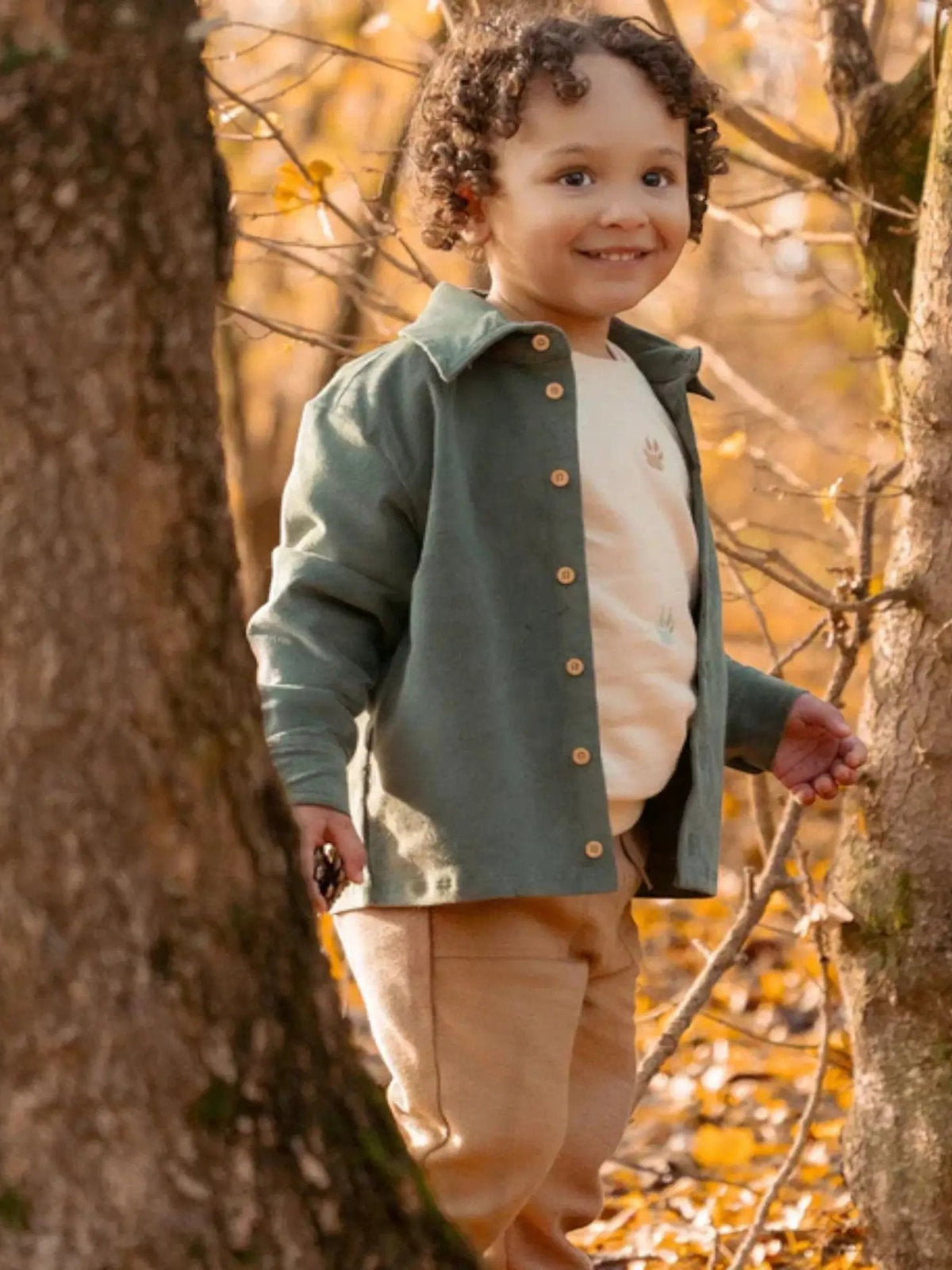 Pantaloni Bimbo Marrone CL25093055 by LITTLE DUTCH