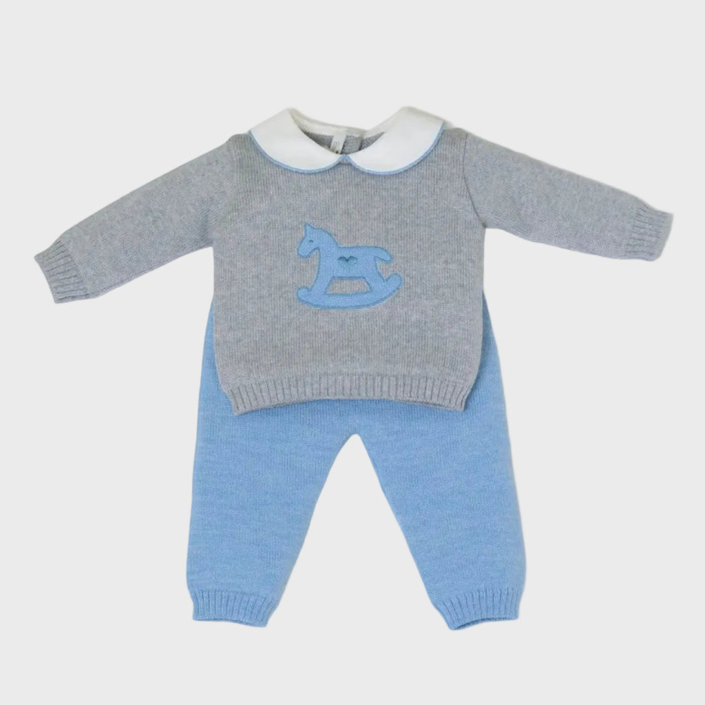 Completo nascita Neonato Grigio CAVALLINO/522 by BABY LORD