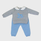Completo nascita Neonato Grigio CAVALLINO/522 by BABY LORD