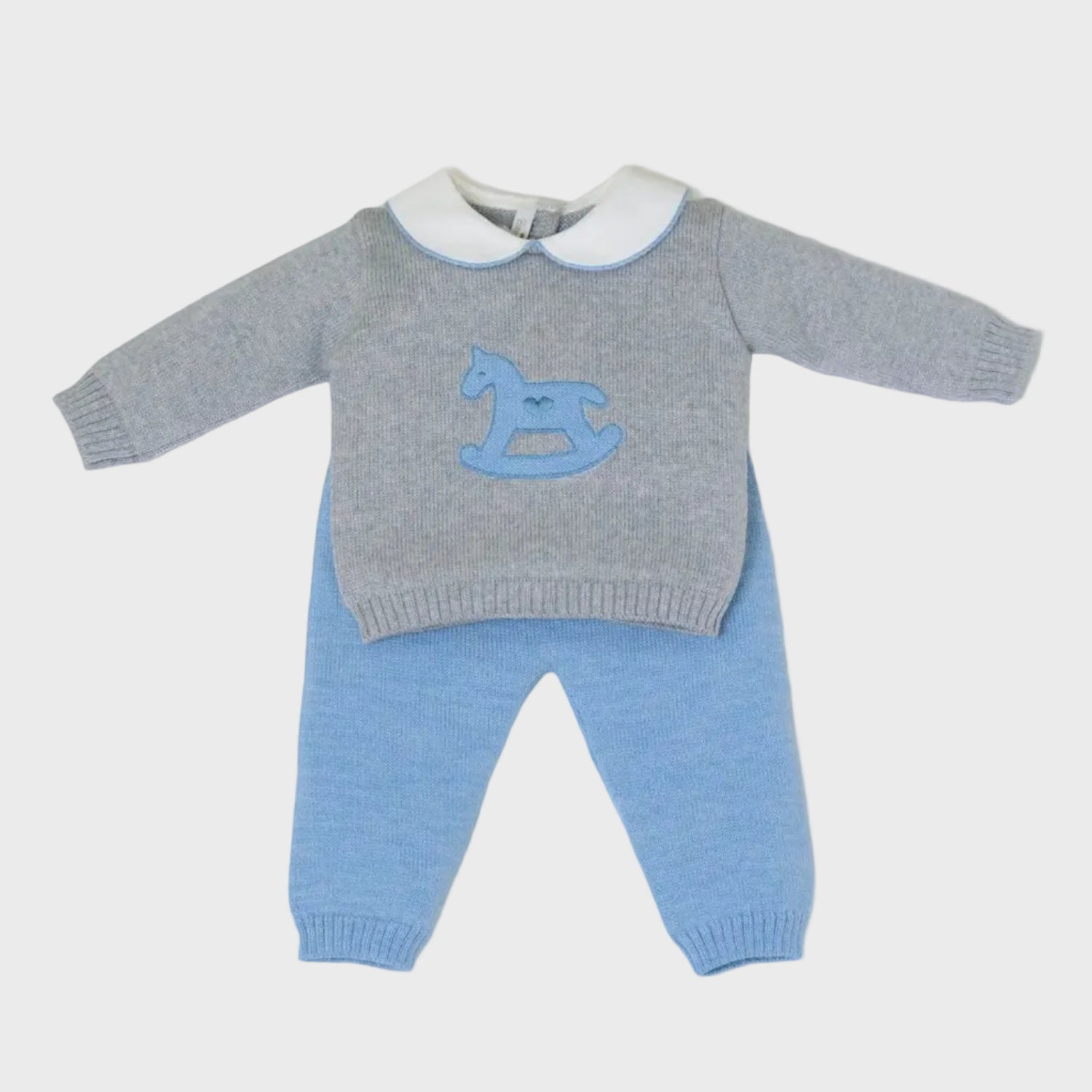 Completo nascita Neonato Grigio CAVALLINO/522 by BABY LORD