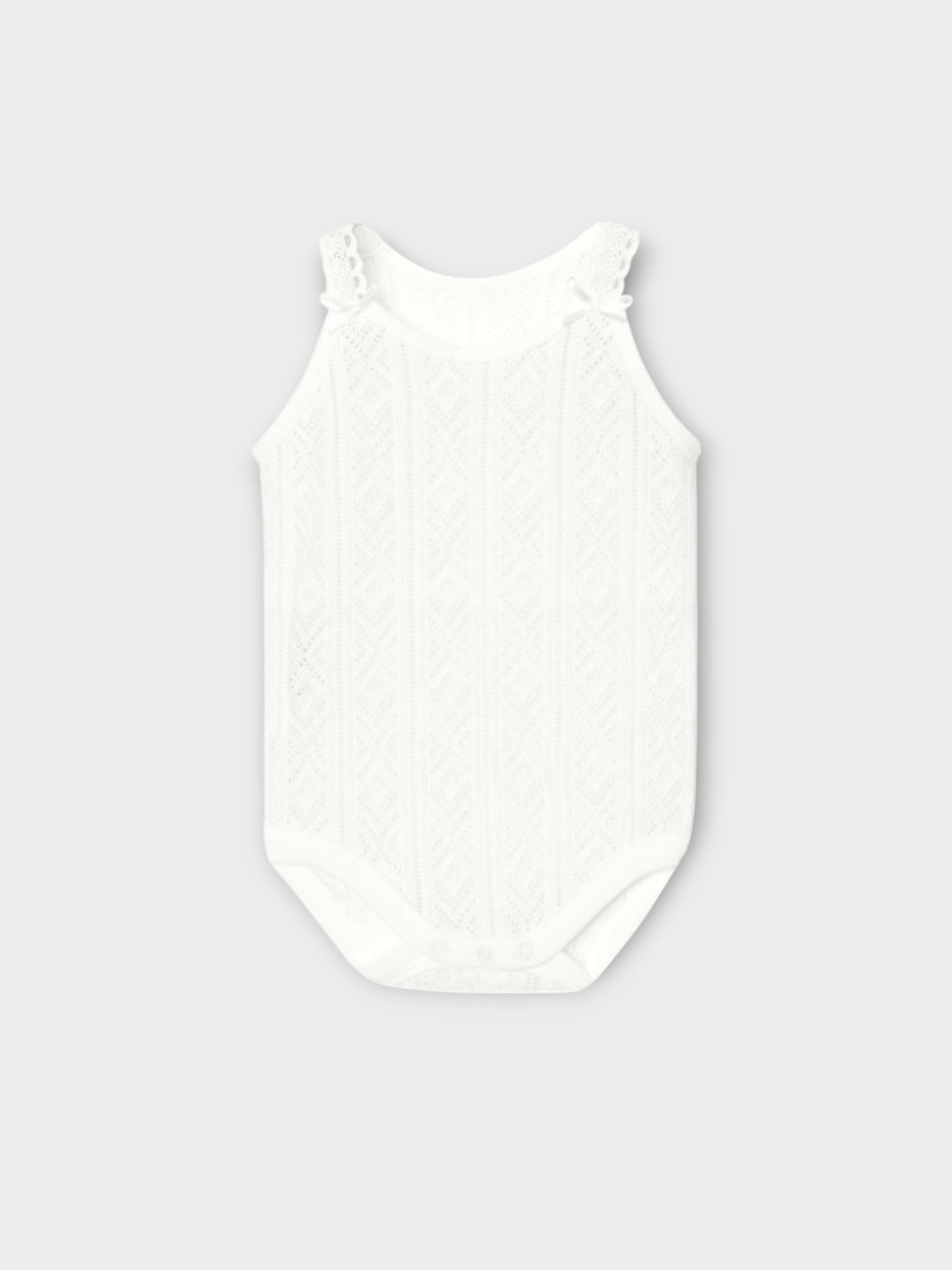 Body Intimo con spalline sottili Neonata BIANCO 1012 -  NANU' BABY