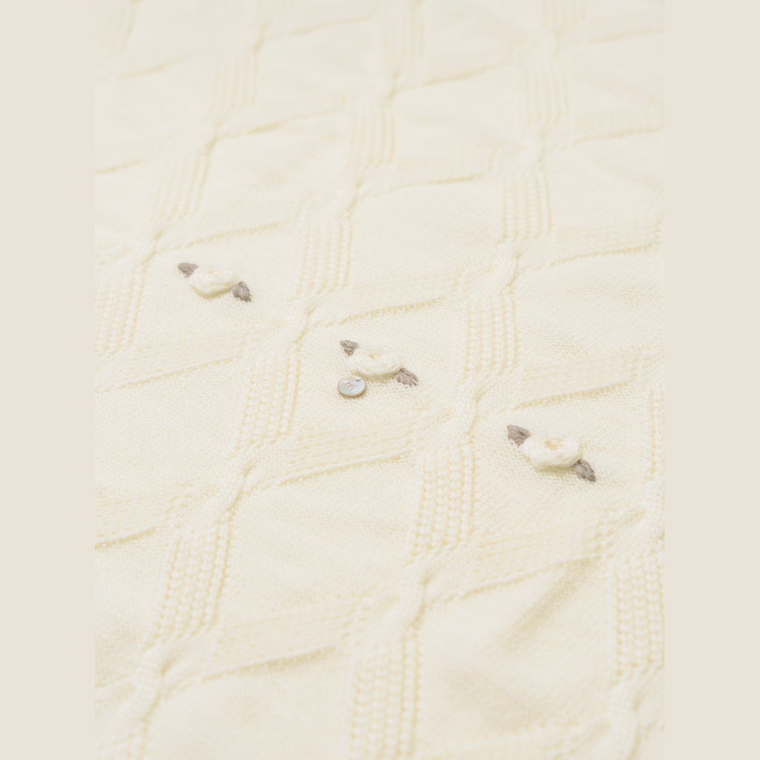 Coperta Neonata VANIGLIA IN2480/V -  NANU' BABY