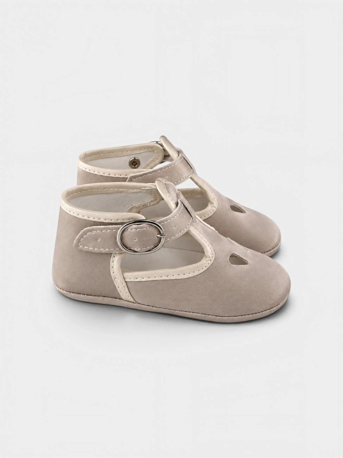 Scarpette Bimbo Tortora SM4453/21 by AMBARABA'