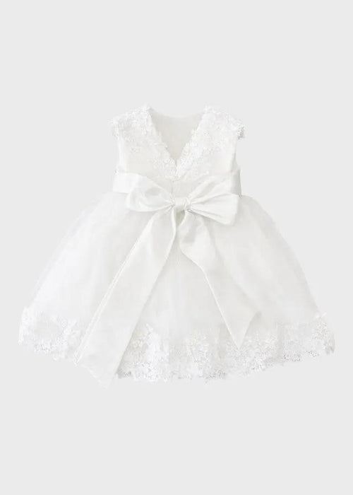 Abito Cerimonia Bimba Bianco FB083 by FLO' SARTORIA ITALIANA