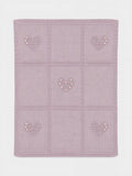 Coperta Neonata Tortora LOVE FLOWER 143/T by BABY LORD