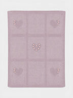 Coperta Neonata Tortora LOVE FLOWER 143/T by BABY LORD