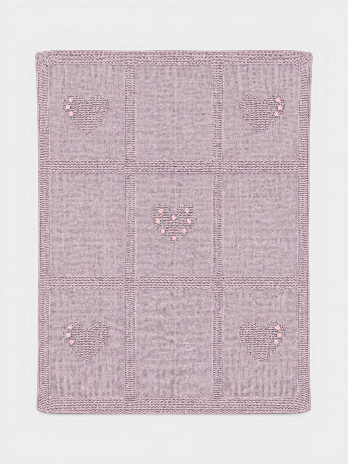 Coperta Neonata Tortora LOVE FLOWER 143/T by BABY LORD