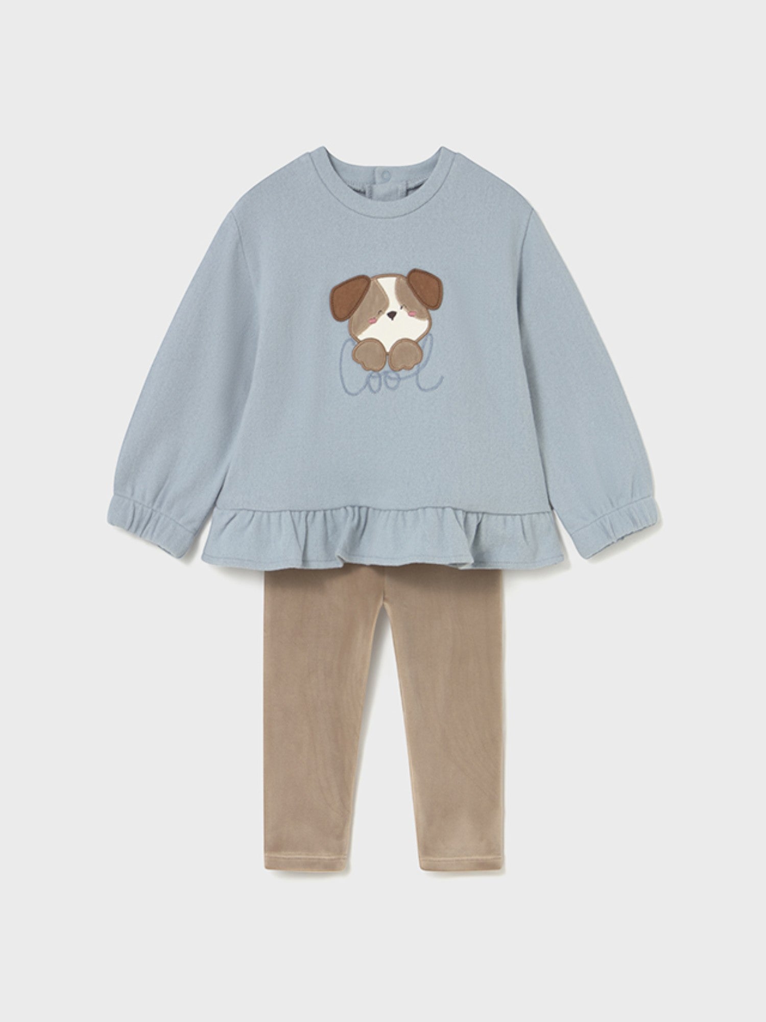 Completo leggings pullover Bimba Grigio 2738/27 -  NANU' BABY