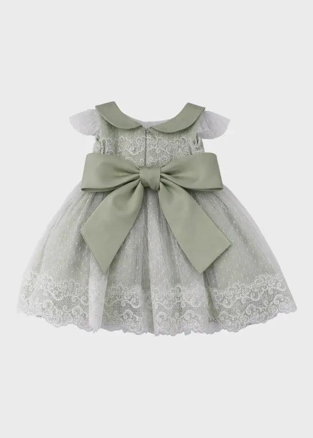 Abito Cerimonia Bimba Verde FB082/V by FLO' SARTORIA ITALIANA