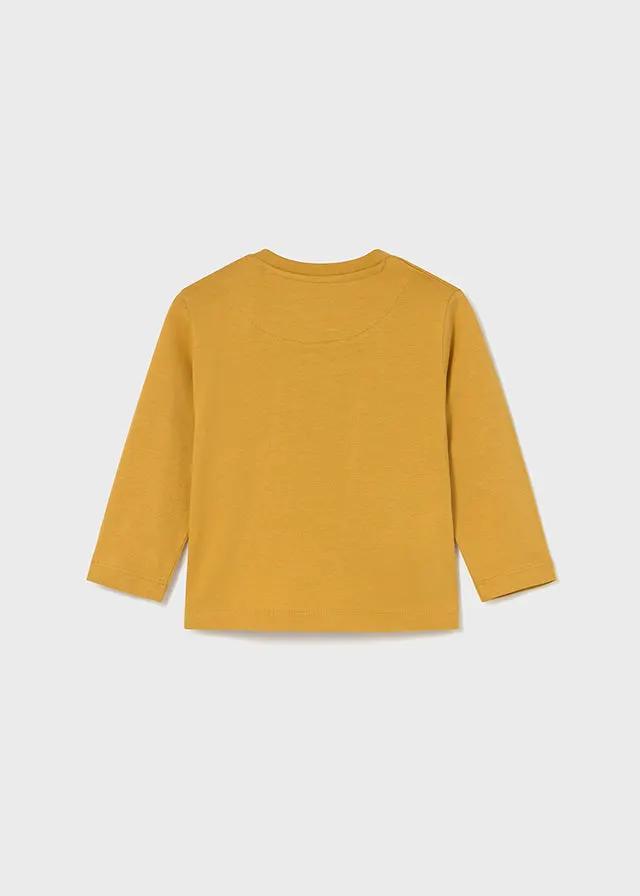 T-shirt Bimbo Giallo 108/28 by MAYORAL